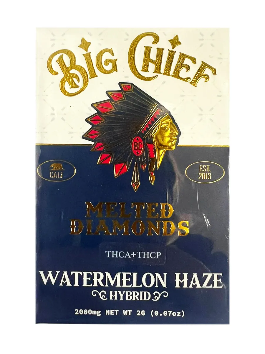 Watermelon Haze Big Chief Melted Diamonds THCA+THCP Cart 2G